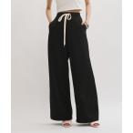 「ADAM ET ROPE'」 イージーパンツ 38 ブラック レディース