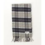 「Johnstons of Elgin」 マフラー - ネイビー レディース