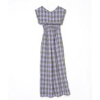 [REDYAZEL] в клетку все в одном S лиловый женский 