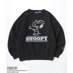 トレーナー スウェット PEANUTS SNOOPY（ピーナッツ スヌーピー）キャラクター プリント スウェットトレーナー メンズ レディース ユニセ
