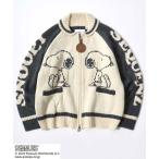 カーディガン PEANUTS SNOOPY（ピーナッツ スヌーピー）キャラクタージャガード ニットカウチンセーター メンズ レディース ユニセックス