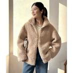 コート アウター 「インフルエンサーOKOCHI企画」ボアブルゾン レディース