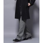 スラックス ヘリンボーンストレートスラックス メンズ