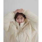 ダウンコート ダウンジャケット 「ayu×LIAN」ファイバーダウンフードデザインジャケット レディース