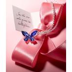 ネックレス バタフライ ペンダント ネックレス レディース