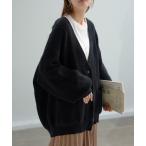 カーディガン 綿100％ざっくりワッフルカーディガン レディース