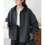 ブルゾン アウター 「ユニセックス」中空糸衿配色ジャケット レディース メンズ