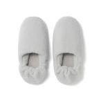 スリッパ あたたかファイバーかかとにフィットするルームシューズ