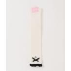 ショッピングニーハイ 靴下 PINKHUNT ピンクハント リボン付き ニーハイソックス 1309 キッズ 子供 女の子