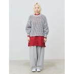 ショッピングメッシュ ニット セーター MARMARMAR ローゲージメッシュプルオーバー レディース