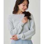 ニット セーター 「手洗い可／日本製／ホールガーメント」ラメ混ドルマンニットトップス レディース