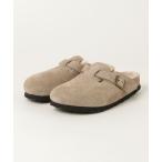 サンダル BIRKENSTOCK / ビルケンシュトック：「レディース」Boston Shearling LEVE Taupe LAF (ナローフィッ