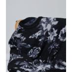 セーター ニット フェザーヤーン花柄ルーズサイズクルーニット メンズ レディース