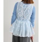 ショッピングスパンコール ブラウス シャツ フラワースパンコールブラウス レディース