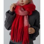 マフラー ストール バイカラーメランジマフラー レディース