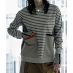 tシャツ ポケットデザインコンビネーショントップス レディース