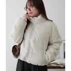 ショッピングアンドミー ブルゾン アウター コーデュロイ中綿ブルゾン レディース