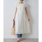 「BEARDSLEY」 7分袖ワンピース 1 ベージュ レディース