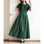 「e-zakkamania stores」 半袖ワンピース M グリーン レディース