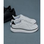 「Onitsuka Tiger」 ローカットスニーカー 24.5 ホワイト×ホワイト レディース