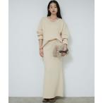  юбка [ выставить соответствует ][ уборная возможно ]melino шерсть вязаный юбка 