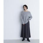 ショッピングツイード スカート ネップツイードナロースカート