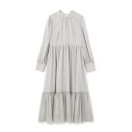 ワンピース バックリボンジャガードワンピース