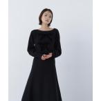 ワンピース ベロアリボンニットセットアップ