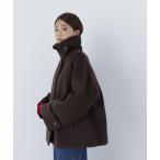 コート アウター ステンカラーハーフコート レディース