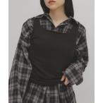 ショッピングタンクトップ レディース タンクトップ ノースリーブ ピーチスキン2WAYタンクトップ レディース