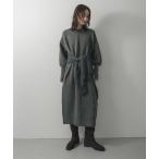 ショッピングマキシ ワンピース センターシームサムホールニットワンピース