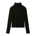 ショッピングハイネック ニット セーター カリグラフィー刺繍シルク混リブニットプルオーバー レディース