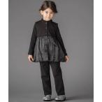 ショッピングドット セットアップ ドット切り替えバルーンジレ+ポンチパンツセットアップ キッズ 子供服 女の子