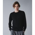 セーター ニット wool blend crewneck cropped knit/ウールブレンドクロップドクルーネックニット メンズ レディース