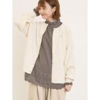 ショッピングパフスリーブ カーディガン 刺繍入りパフスリーブカーディガン レディース