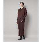 ショッピングnano ワンピース ドロストベスト＋リブニットワンピースセット