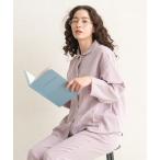 パジャマ ルームウェア 「着る保湿クリーム」Wガーゼミニショールカラーパジャマ レディース