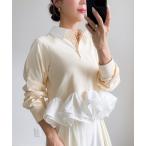 トレーナー スウェット 「ZOZO限定」フリルヘム切替スウェット レディース