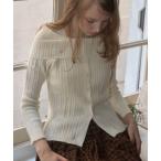 ショッピングオフショルダー ニット セーター オフショルダーリブニット/off-the-shoulder ribbed knit レディース