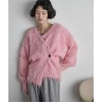 ショッピングボレロ カーディガン 「サステナブル」2WAYブラッシュドシャギーニットカーデ レディース