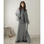 ショッピングセットアップ セットアップ 3点セット　ニットとロングスカートとトートバッグ レディース