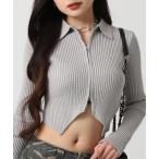 ニット セーター ラメニット ダブル