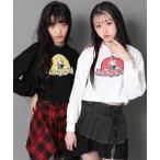 トレーナー  GIRLカスレプリント ク