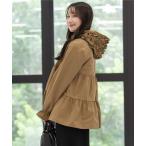 パーカー ティアードフレアシャカシャカパーカー レディース