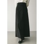 ショッピングスウェード スカート フェイクスウェードパネルフレアスカート
