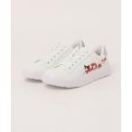 スニーカー 「sanrio」サンリオ キャラクタープリント コートタイプスニーカー 1504 レディース