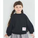 ショッピングリボン トレーナー  「ぬくふわ」裏起毛 リボン ネームタグ ガールズトレーナー キッズ 子供服 女の子