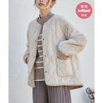 ブルゾン アウター 「雑誌InRed12月号掲載」キルトファーリバーシブルブルゾン「2WAY／親子コーデ」 レディース