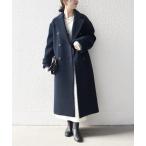 コート チェスターコート 「WEB限定」SHIPS any: PURE WOOL ロング テーラード コート レディース