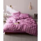 ベッド 寝具 ストライプ柄布団カバーセット│シングル2点セット